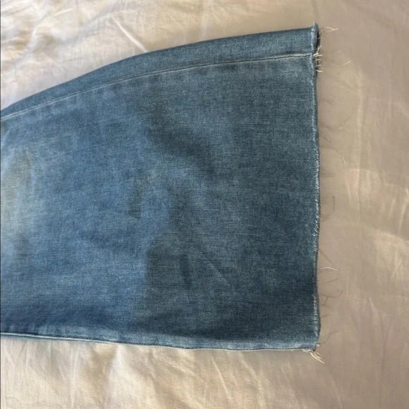 PAIGE Light Blue Flare Jeans - Picture 2 of 12